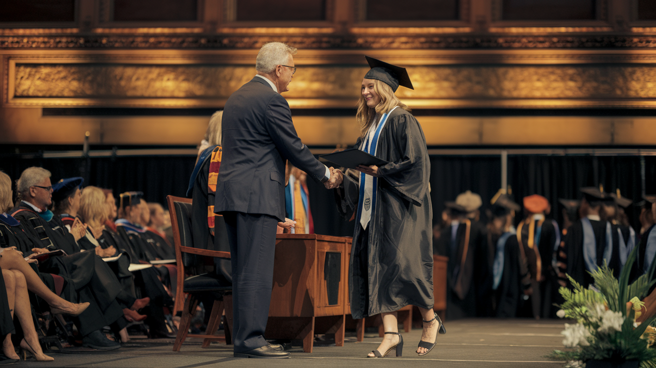 Come Diventare un Imprenditore - Manager Come diventare imprenditore: immagine di una studentessa neolaureata